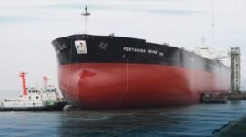 Pertamina investigasi penyebab terbakarnya kapal MT Kristin. (Dok. Pertamina.com)