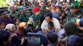 Menteri Pertahanan Prabowo Subianto meresmikan 11 titik sumber mata air yang tersebar di Sumbawa. (Dok. Tim Media Prabowo Subianto)

