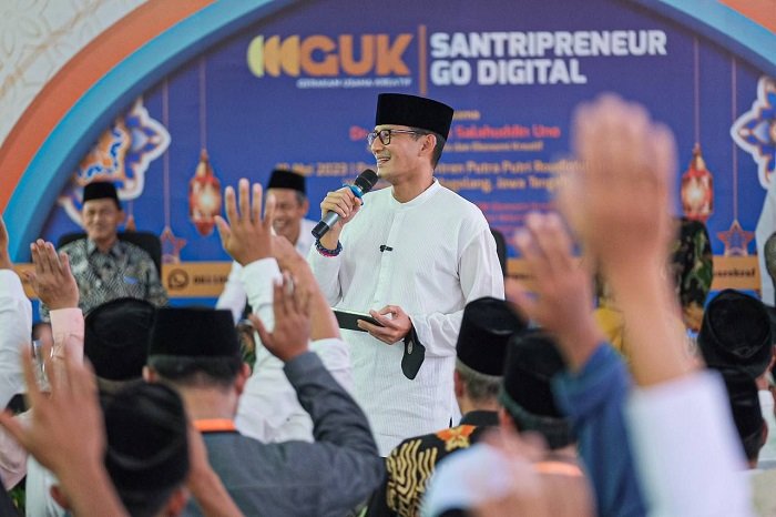 Ketua Pemenangan Pemilu Partai Persatuan Pembangunan (PPP) Sandiaga Salahuddin Uno. (Dok. kemenparekraf.go.id)