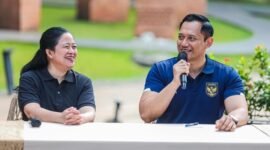 Ketua DPP PDI Perjuangan Puan Maharani bersama Agus Harimurti Yudhoyono. (Instagram.com/@agusyudhoyono)