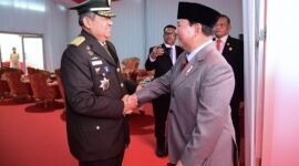 Momen akrab antara Menteri Pertahanan RI Prabowo Subianto dengan Presiden ke-6 RI Susilo Bambang Yudhoyono (SBY). (Dok. Tim Media Prabowo Subianto)
