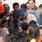 Prabowo Subianto Bergembira Bersama Warga di Kampung Empang Pluit, Menjelang Debat Calon Wapres