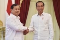 Presiden Joko Widodo bersama Capres nomor urut 2, Prabowo Subianto. (Dok. Setkab.go.id)

