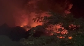 Sebanyak 828 Warga Dievakuasi, Gunung Ruang di Kabupaten Sitaro, Sulawesi Utara Meletus