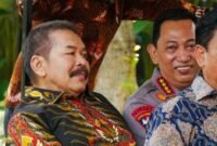Jaksa Agung, St Burhanuddin Bersama Kapolri Listyo Sigit Prabowo. (Dok. Tribratanews.polri.go.id)