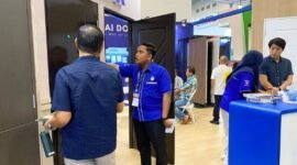 Foto: Stand KODAI DOOR di HALL 5 Booth 5-B-7 hadir dengan Pintu Baja Motif Kayu dan Engineering Door acara Indo Build Tech 2024 di ICE BSD dari 12-16 Juni 2024. (12/6/24) . (Doc.Ist)