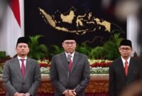 Presiden Joko Widodo (Jokowi) melantik politisi Partai Gerindra, Sudaryono sebagai Wakil Menteri Pertanian (Wamentan).  (Facebook.com @Sudaryono)