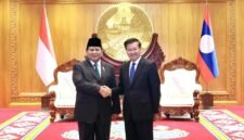 Menteri Pertahanan RI Prabowo Subianto melakukan kunjungan kehormatan kepada Presiden Republik Demokratik Rakyat Laos Thongloun Sisoulith dan Perdana Menteri Laos Sonexay Siphandone di Laos. (Dok. Tim Media Prabowo)