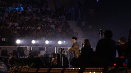 Gemuruh Puluhan Ribu Jemaat Sambut Ketibaan Prabowo Subianto di Perayaan Natal Nasional 2024