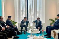 Menteri Koordinator Bidang Perekonomian Airlangga Hartarto melakukan pertemuan dengan Lulu Group International (LGI). (Dok. ekon.go.id)