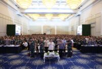 Presiden RI Prabowo Subianto memberikan pengarahan pada Rapat Pimpinan TNI-Polri 2025. (Dok. Tim Meida Prabowo)