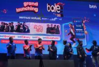HUT BTN yang ke-75, secara resmi meluncurkan Super App Bale by BTN yang sebelumnya dikenal dengan BTN Mobile. (Dok. BTN)