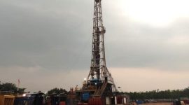 Rig pengeboran Pertamina Drilling memanfaatkan energi bersih dari flare gas untuk mengurangi emisi (Dok. Pertamina Drilling)