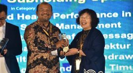 Suasana penyerahan penghargaan OSH Asia&rsquo;s Summit 2025 kepada Pertamina EP Cepu Regional Indonesia Timur. (Dok. Pertamina EP Cepu)