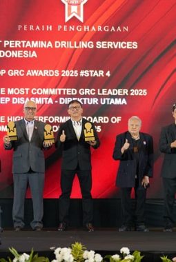 Pertamina Drilling Perkuat Tata Kelola Dengan 3 Gelar TOP GRC Awards