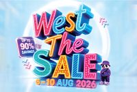 West The Sale Kembali Hadir, Sambut Libur Hari Nasional Singapura, Tawarkan Diskon hingga 90% di IMM dan Westgate West The Sale Kembali Hadir, Sambut Libur Hari Nasional Singapura, Tawarkan Diskon hingga 90% di IMM dan Westgate