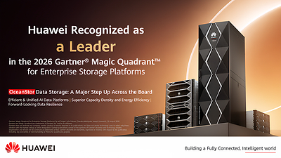 Huawei Raih Gelar “Leader” dalam Gartner® Magic Quadrant™ for Enterprise Storage Platforms 2026 Huawei Raih Gelar “Leader” dalam Gartner® Magic Quadrant™ for Enterprise Storage Platforms 2026
