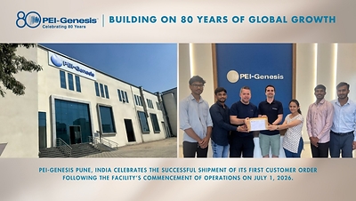 PEI-Genesis Memperluas Kapabilitas di Asia-Pasifik dengan Fasilitas Produksi Bernilai Tambah Keenam di Pune, India PEI-Genesis Memperluas Kapabilitas di Asia-Pasifik dengan Fasilitas Produksi Bernilai Tambah Keenam di Pune, India