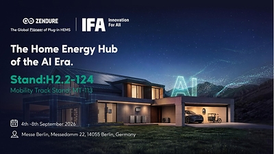 Zendure Perkenalkan Agentic HEMS di IFA 2026: “Pusat Energi Rumah di Era AI” Zendure Perkenalkan Agentic HEMS di IFA 2026: “Pusat Energi Rumah di Era AI”