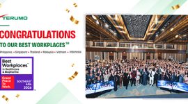 Enam Negara yang Jadi Wilayah Operasional Terumo di Asia Pasifik Raih Sertifikasi Best Workplaces™ dari Great Place To Work®