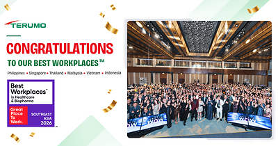 Enam Negara yang Jadi Wilayah Operasional Terumo di Asia Pasifik Raih Sertifikasi Best Workplaces™ dari Great Place To Work® Enam Negara yang Jadi Wilayah Operasional Terumo di Asia Pasifik Raih Sertifikasi Best Workplaces™ dari Great Place To Work®