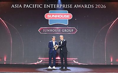 Bertransformasi dari Merek Nasional Vietnam Menjadi Pemain Regional: SUNHOUSE Raih Penghargaan APEA Corporate Excellence Dua Tahun Berturut-turut